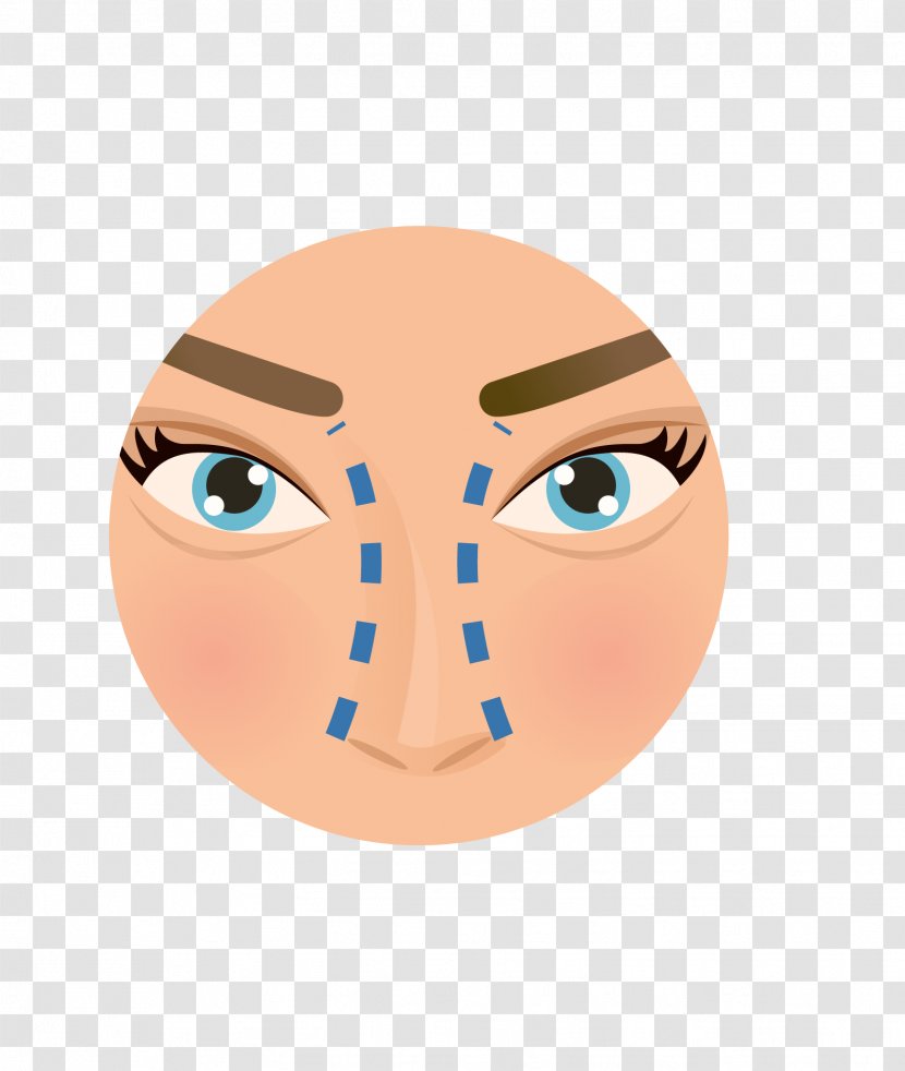 Nose Plastic Surgery Face Icon - Chin - Cosmetic Hospital Transparent PNG