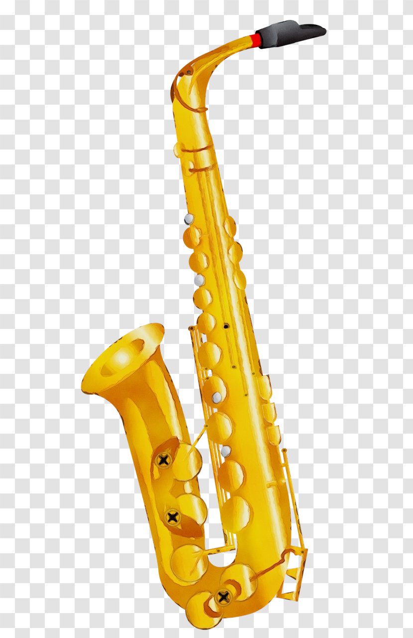 Woodwind Instrument Pipe Wind Reed Musical - Yellow - Saxophone Flute Transparent PNG