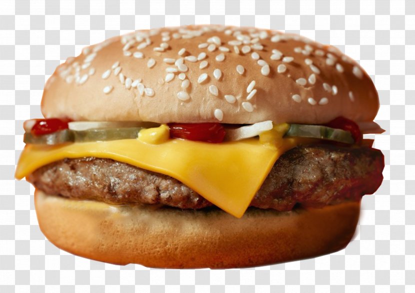 Whopper Cheeseburger Hamburger Fast Food Breakfast Sandwich - Ham And Cheese - Burger Transparent PNG