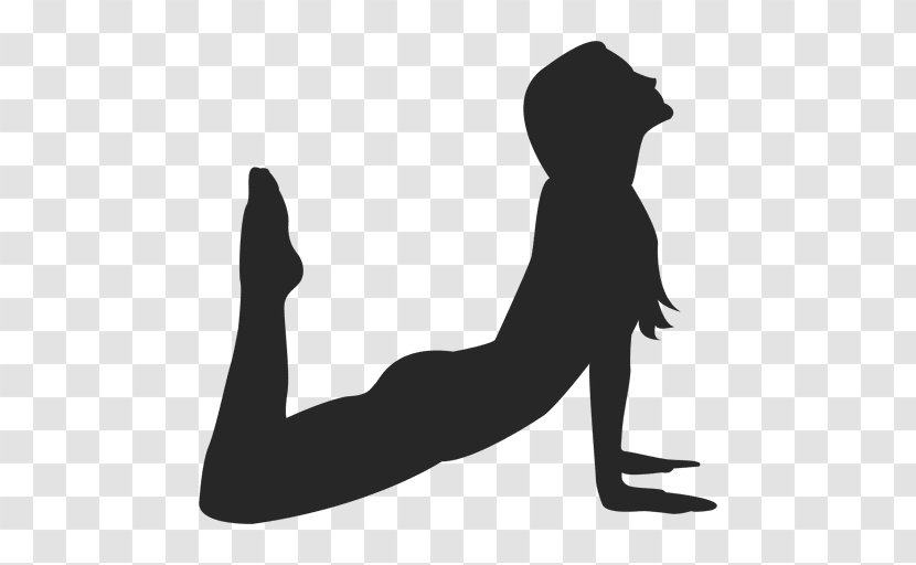 Yoga Silhouette Physical Fitness Asana Clip Art - Flower Transparent PNG