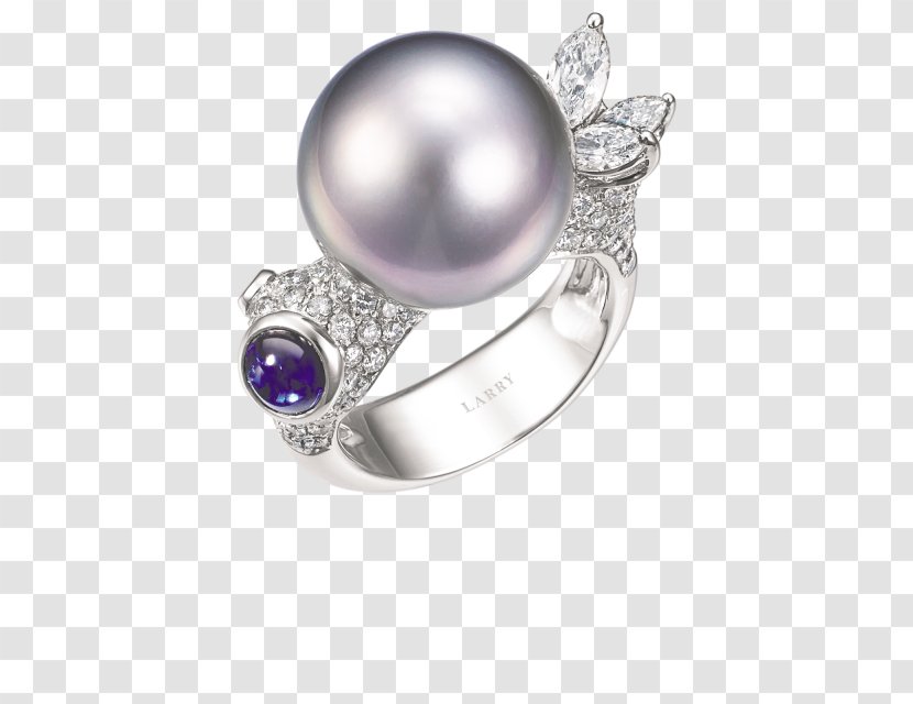 Amethyst Ring Pearl Jewellery Diamond - Fashion Accessory Transparent PNG