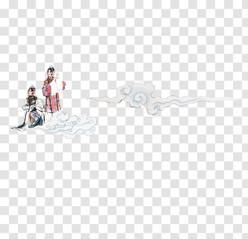 Flooring Pattern - Pink - Clouds Of Peking Opera Characters Transparent PNG