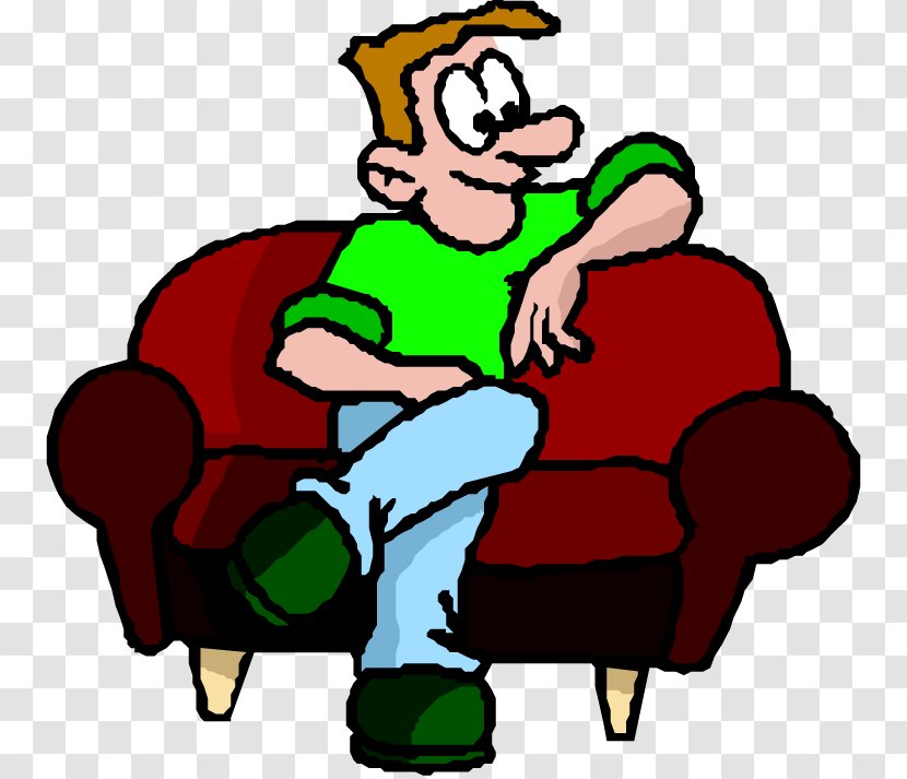 Sitting Child Couch Clip Art - Christmas Transparent PNG