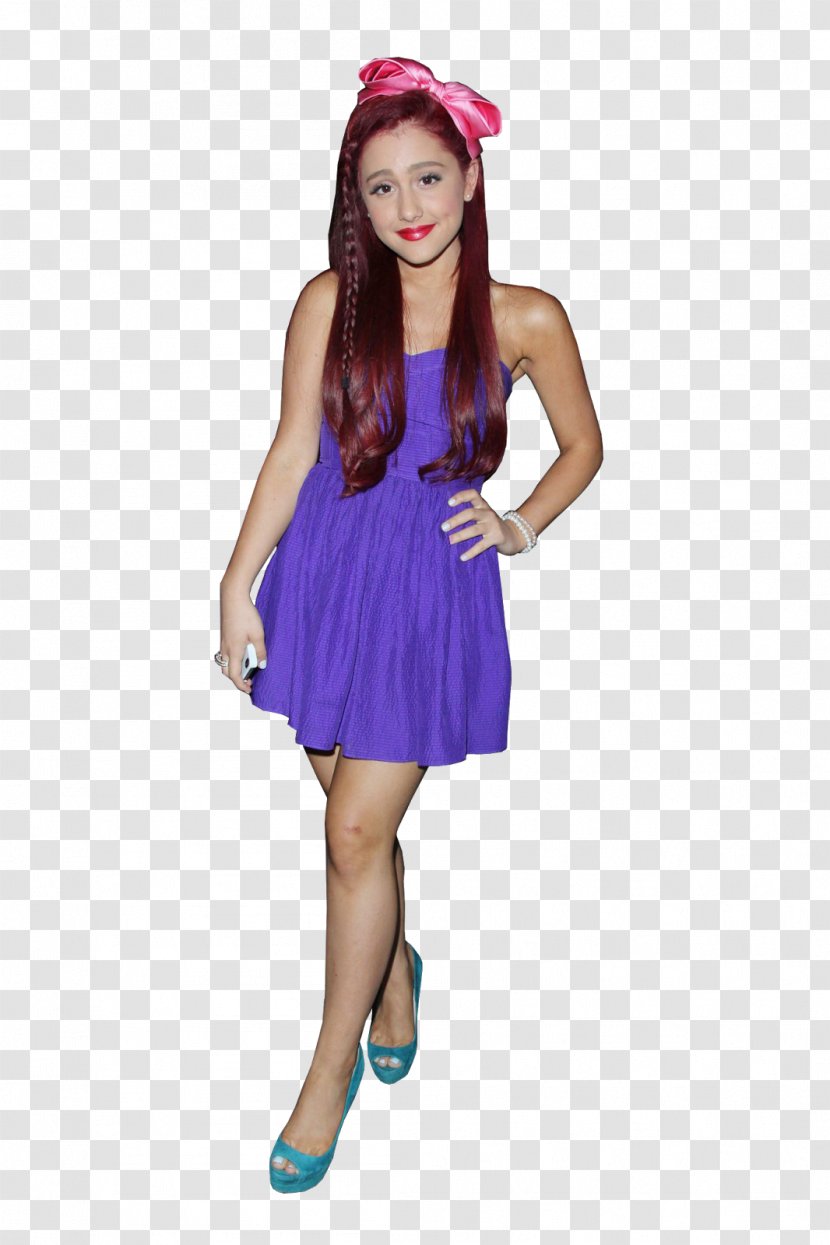 Ariana Grande Fashion Cocktail Dress - Silhouette Transparent PNG