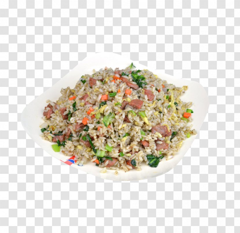 Fried Rice Pepper Steak Onigiri Stir Frying Cooked - Asian Food - With Black Beef Transparent PNG