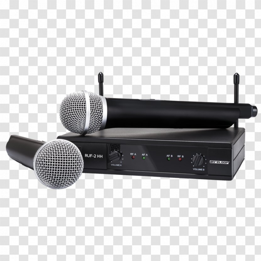 Wireless Microphone Sound Audio - Disc Jockey Transparent PNG