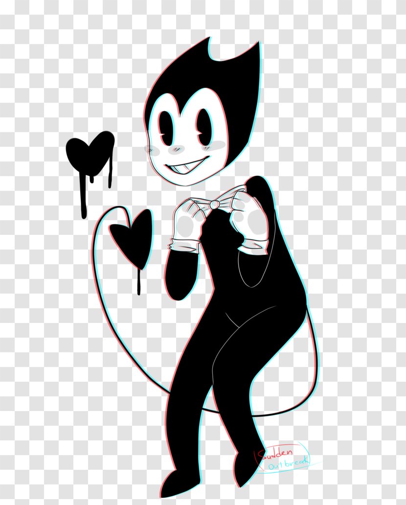 Bendy And The Ink Machine TheMeatly Games Clip Art - Heart - Searcher Transparent PNG