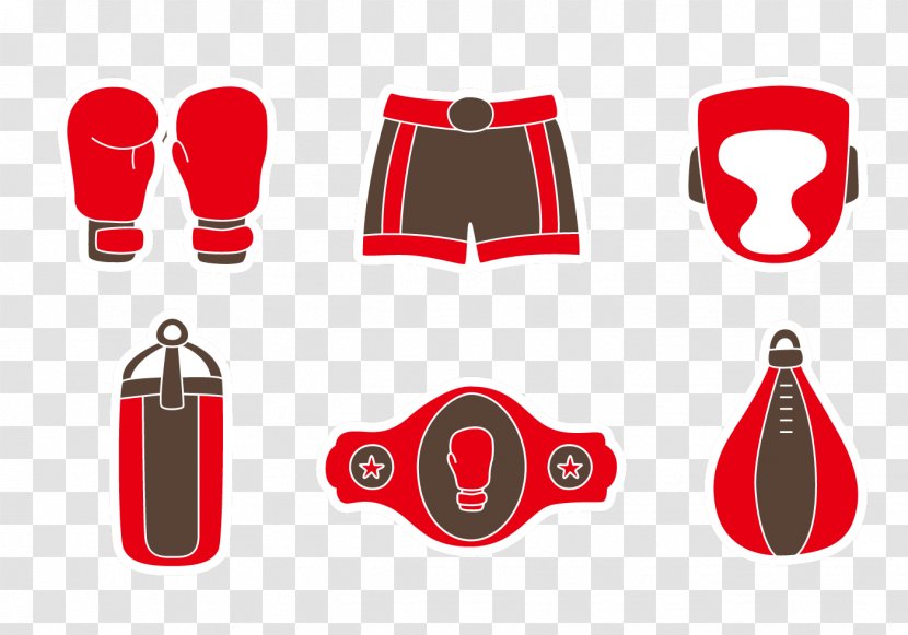 Boxing Sport Raqobat - Red - Boxer Sports Equipment Transparent PNG