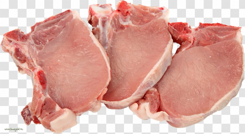 Steak Meat Pork Chop Lamb And Mutton - Heart - Image Transparent PNG