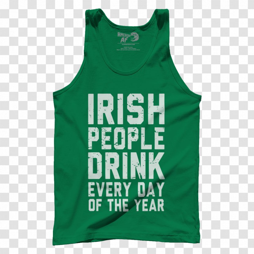 T-shirt Sleeveless Shirt Food Gilets - Vest - Irish People Transparent PNG