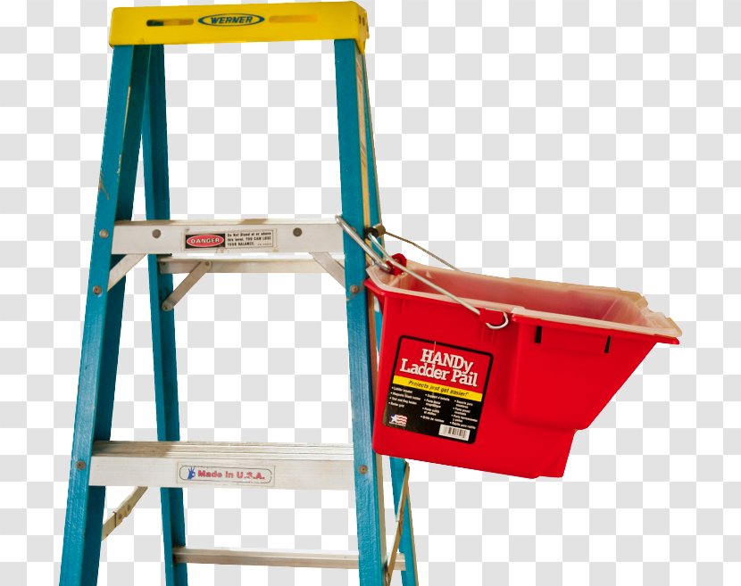 Ladder Paint Rollers Bucket Pail - Standpipe Transparent PNG