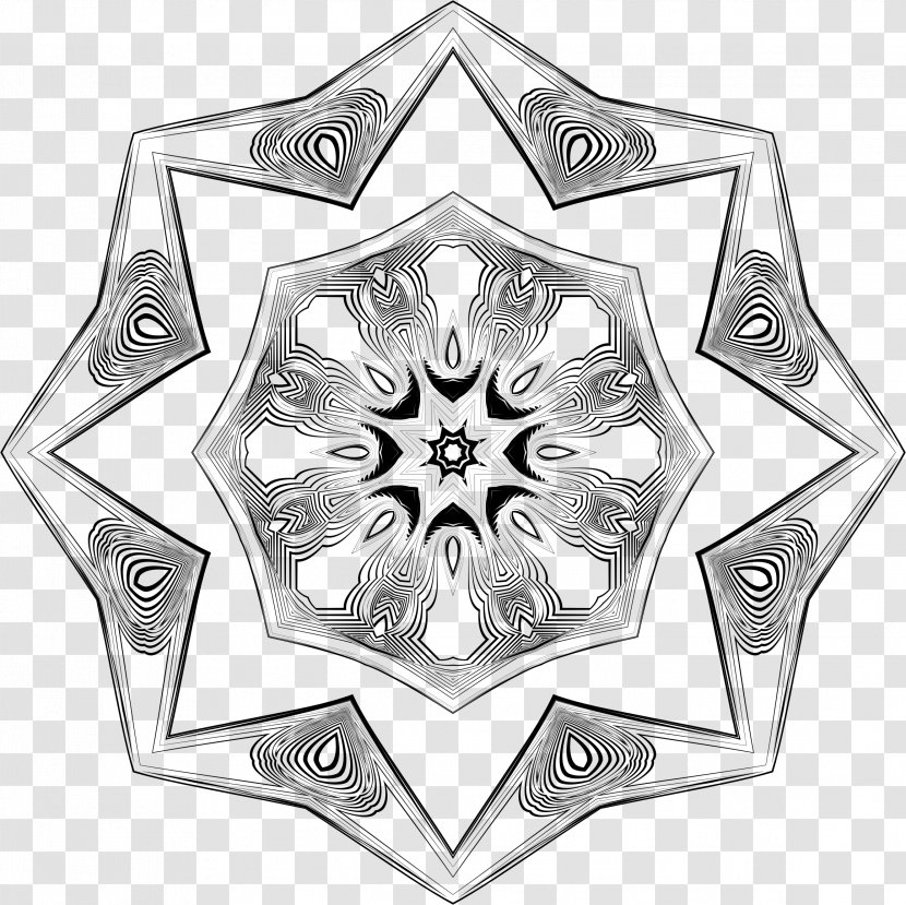 Stained Glass Window Clip Art - 5 Star Transparent PNG