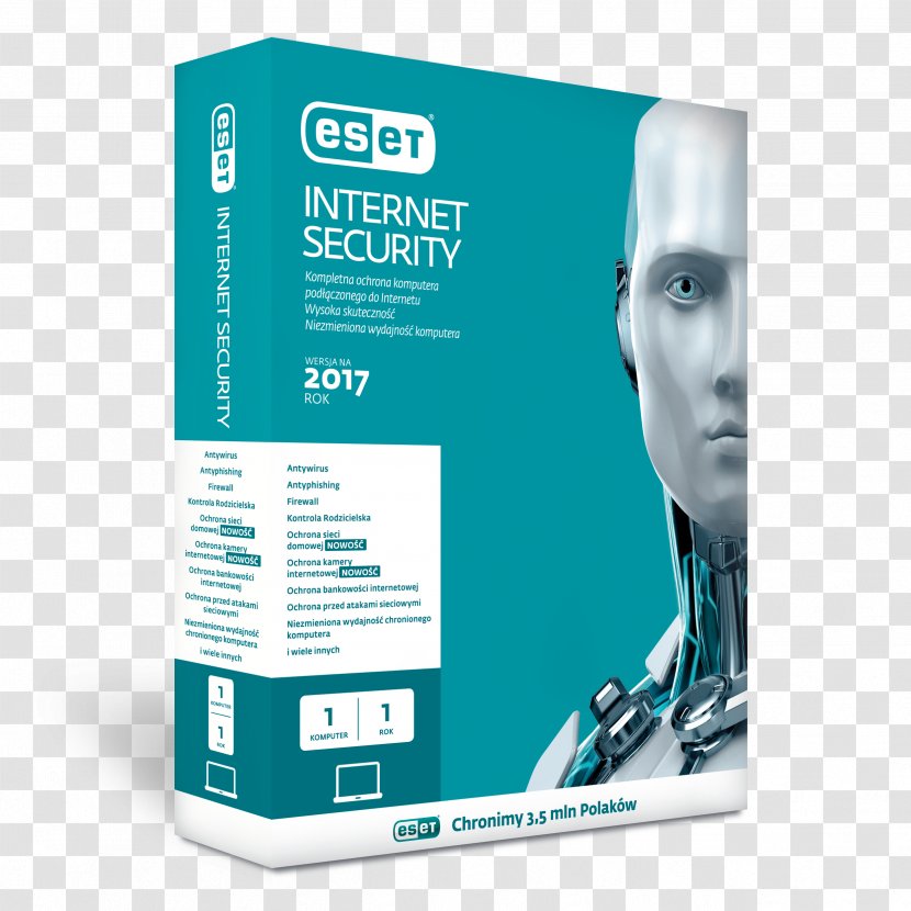 ESET Internet Security Computer Software Bitdefender Antivirus NOD32 - Kaspersky Transparent PNG