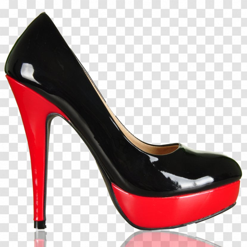 High-heeled Shoe Woman Length - Red High Heels Transparent PNG