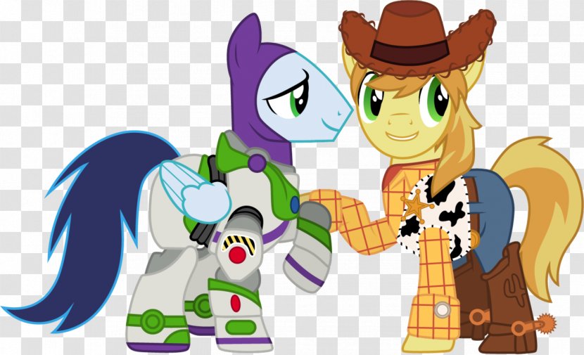 Pony Buzz Lightyear Sheriff Woody Rainbow Dash Twilight Sparkle - My Little Transparent PNG