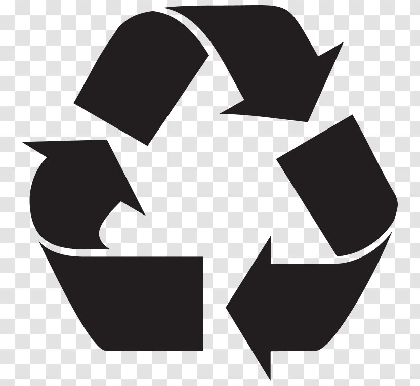 Recycling Symbol Clip Art - Monochrome Photography Transparent PNG