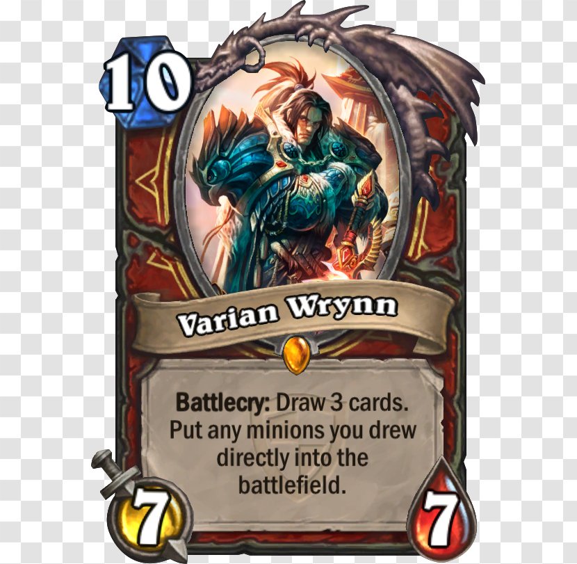 The Boomsday Project Warrior Varian Wrynn Woecleaver Harrison Jones - Hearthstone Transparent PNG