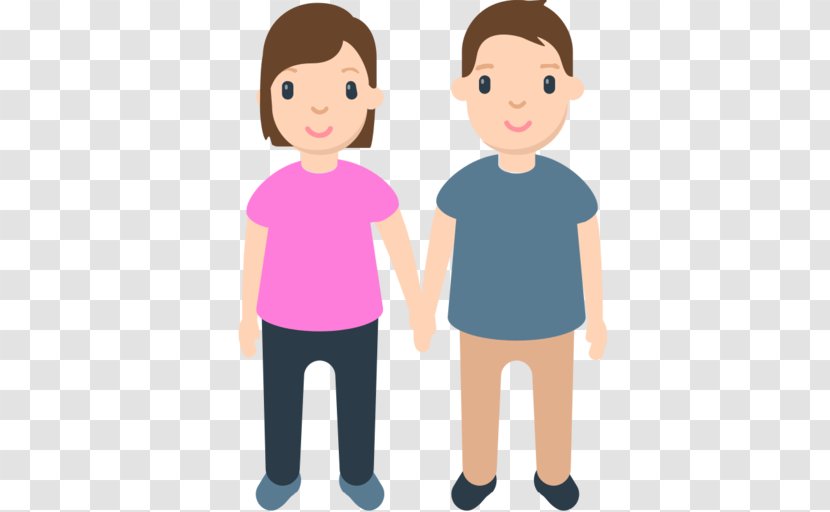 Emoji Woman Homo Sapiens Holding Hands - Heart - Couple Transparent PNG