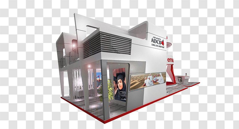 Architecture Real Estate - Elevation - Exhibition Booth Design Transparent PNG