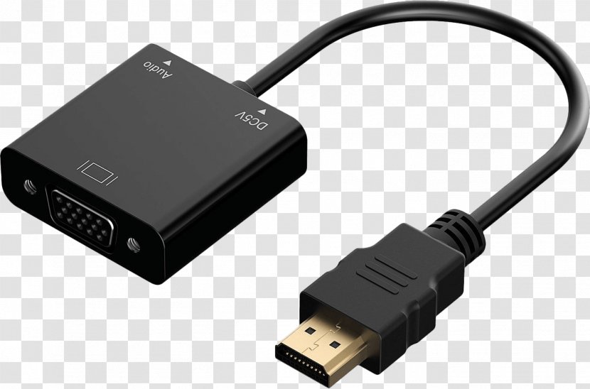 VGA Connector HDMI Adapter DisplayPort Digital Visual Interface - Video Graphics Array - USB Transparent PNG