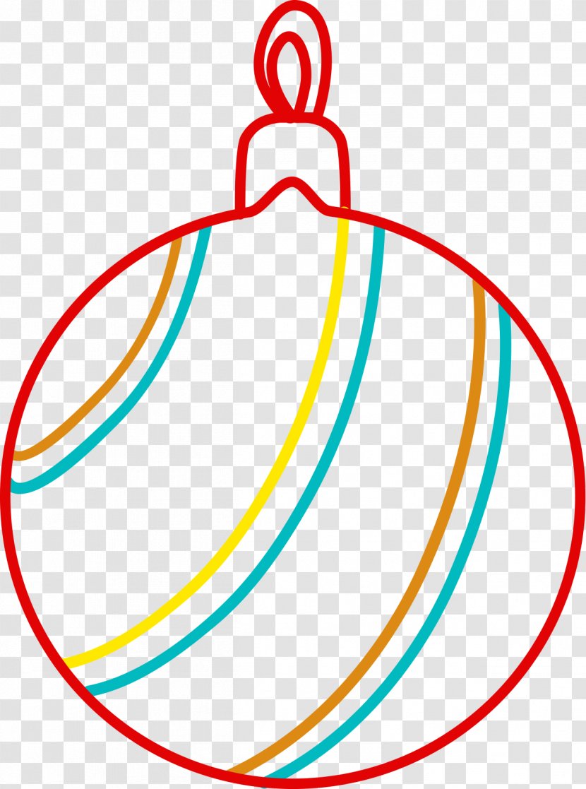 Christmas Clip Art - Text - Vector Line Eggs Transparent PNG