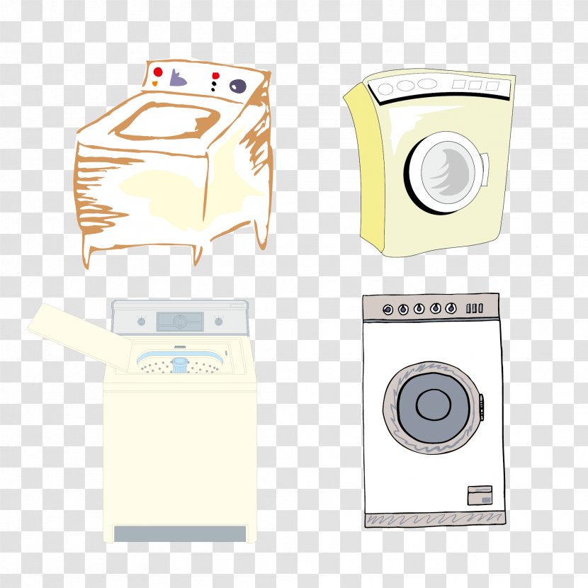 Washing Machine - Designer - Vector Material Collection Transparent PNG
