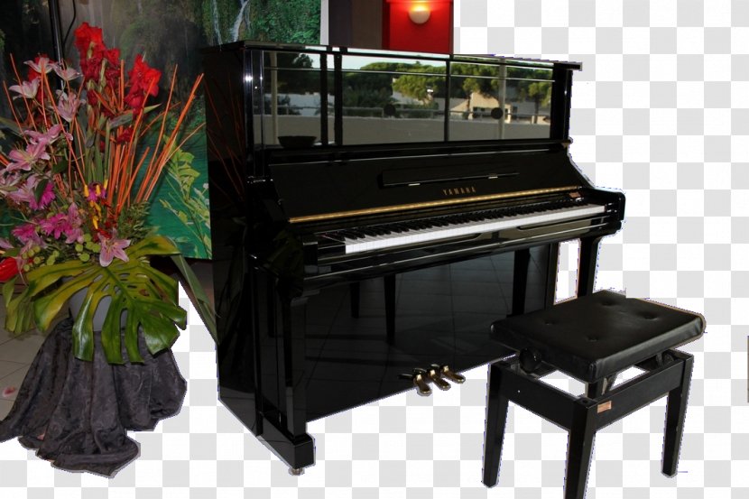Digital Piano Electric Player Spinet Musical Keyboard - Instrument - Performances Transparent PNG