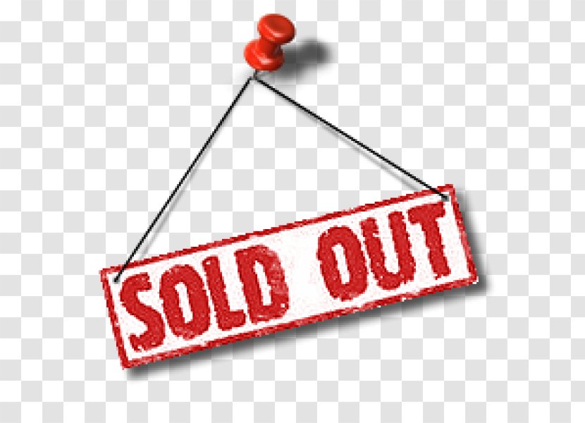 Sales Ticket Clip Art - Sign - SOLD OUT Transparent PNG