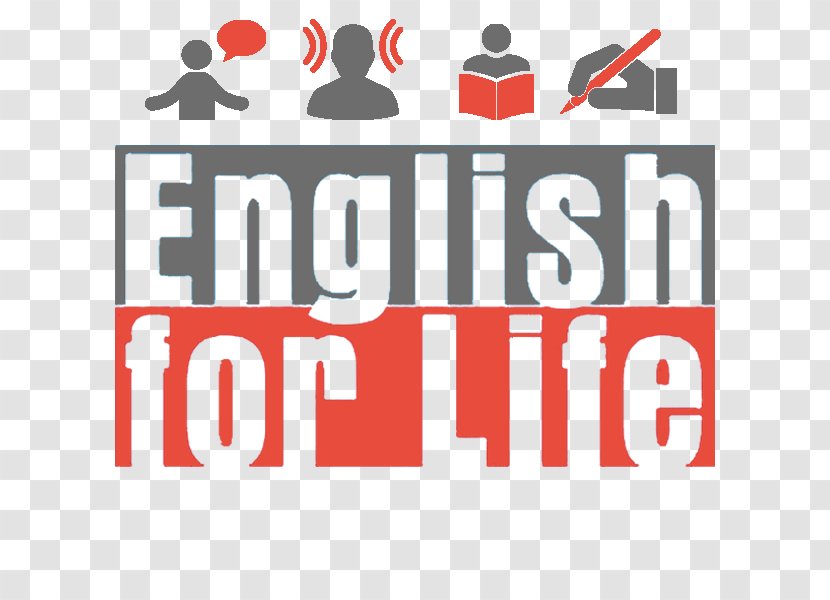 English For Life Logo Listening Organization Brand - Text - Education Transparent PNG