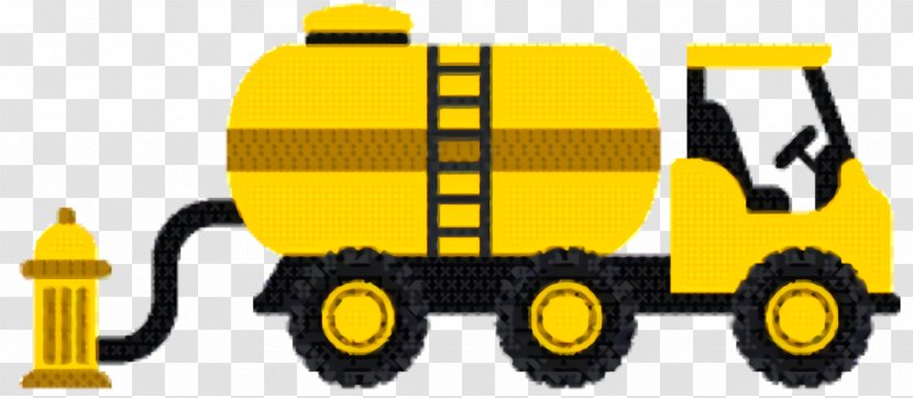 Car Cartoon - Yellow Transport Transparent PNG