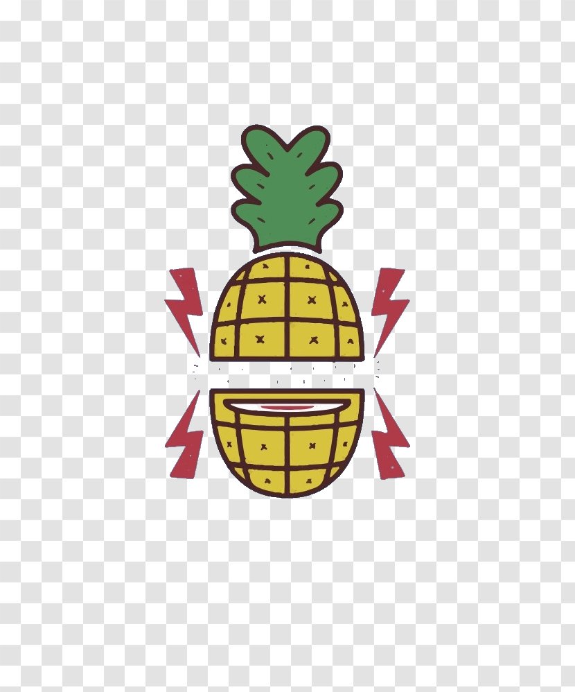 Pineapple T-shirt Fruit Clip Art - Flowering Plant - To Cut Transparent PNG