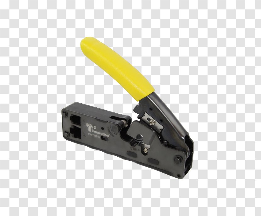 Hand Tool 8P8C Crimp Registered Jack RJ-12 - Crimping Transparent PNG