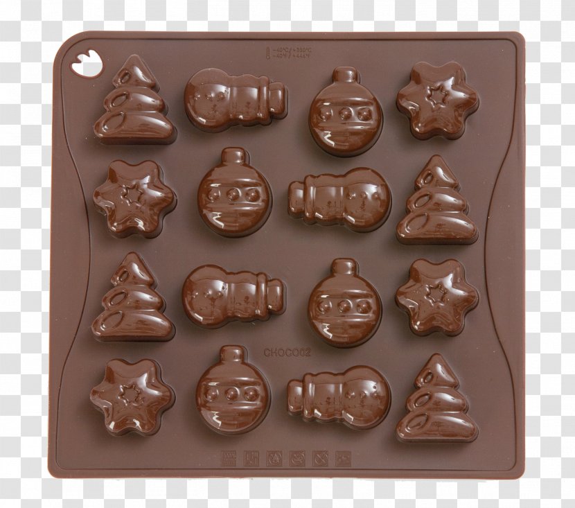 Christmas Silicone Matrijs Chocolate Praline - Silicon Transparent PNG