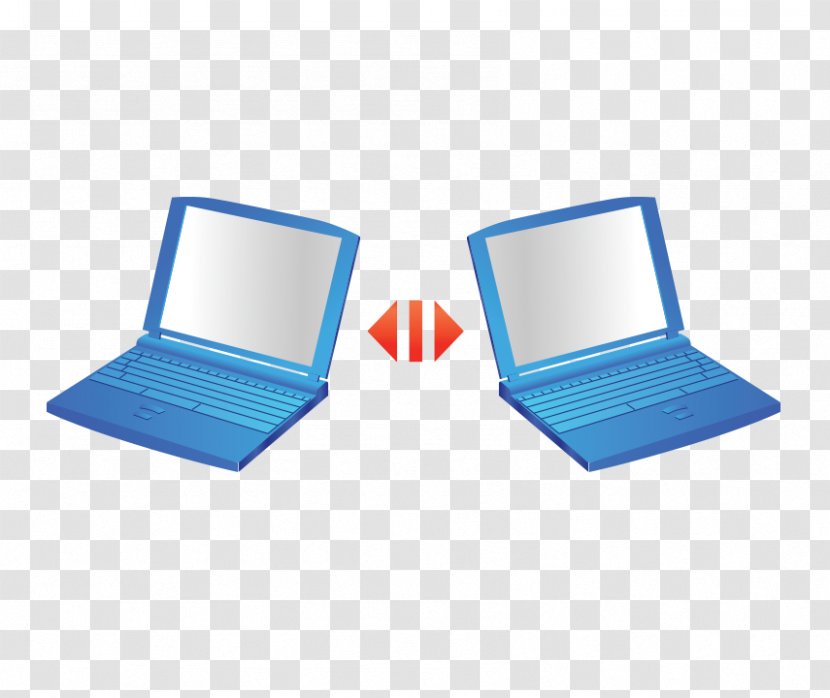 Computer Network Download - Two Remote Computers Transparent PNG