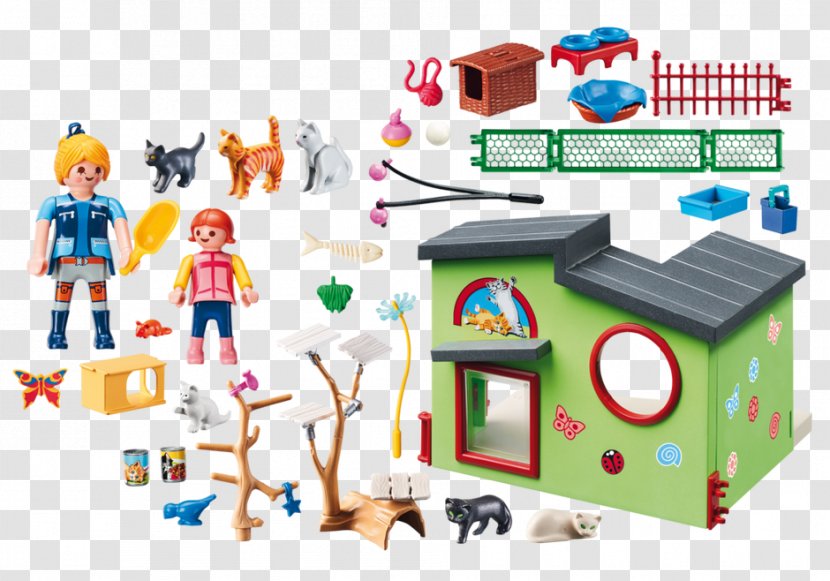 Cattery Playmobil Furnished Shopping Mall Playset Toy - Cheap - Cat Transparent PNG