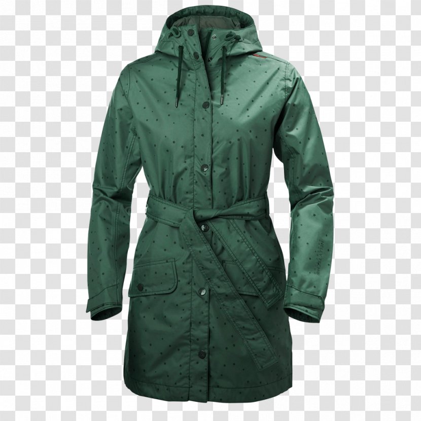 Helly Hansen Raincoat Jacket Trench Coat - Hellly Bellevue Transparent PNG