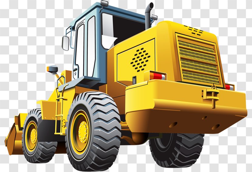 Icon - Yellow - Bulldozer Transparent PNG