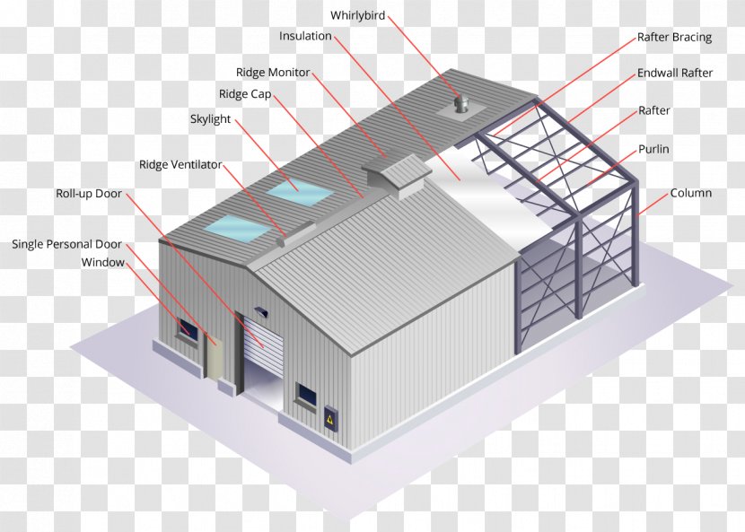 Structural Steel Frame Building Transparent PNG