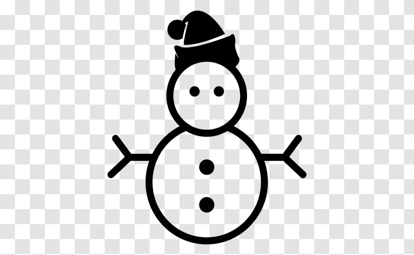 Clip Art - Snowman - Vector Transparent PNG