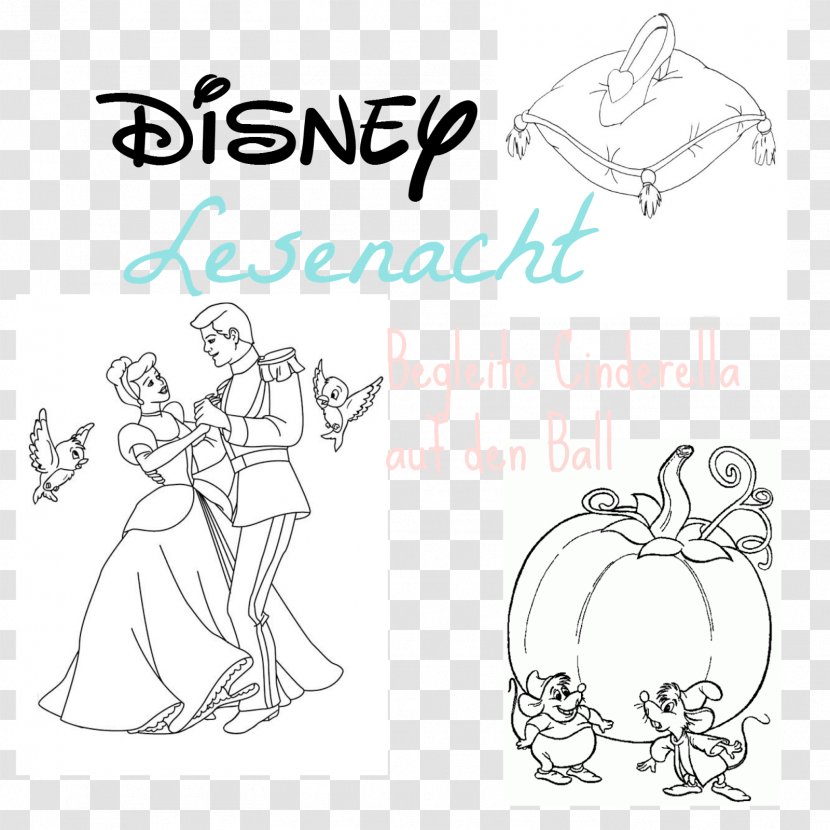 Coloring Book Prince Charming Colouring Pages Disney Princess Beautiful - Silhouette Transparent PNG