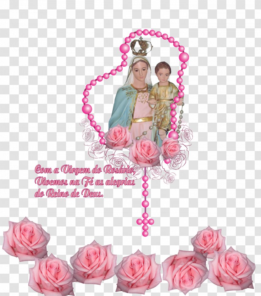 Our Lady Of Perpetual Help The Rosary Garden Roses Prayer - Tshirt Transparent PNG
