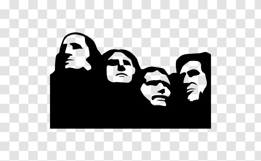 Mount Rushmore Sculpture Logo - Drawing Transparent PNG