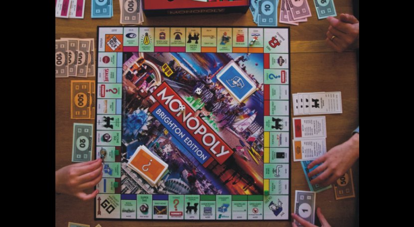 Monopoly City Board Game Brighton Beach - Games - And Hove Transparent PNG
