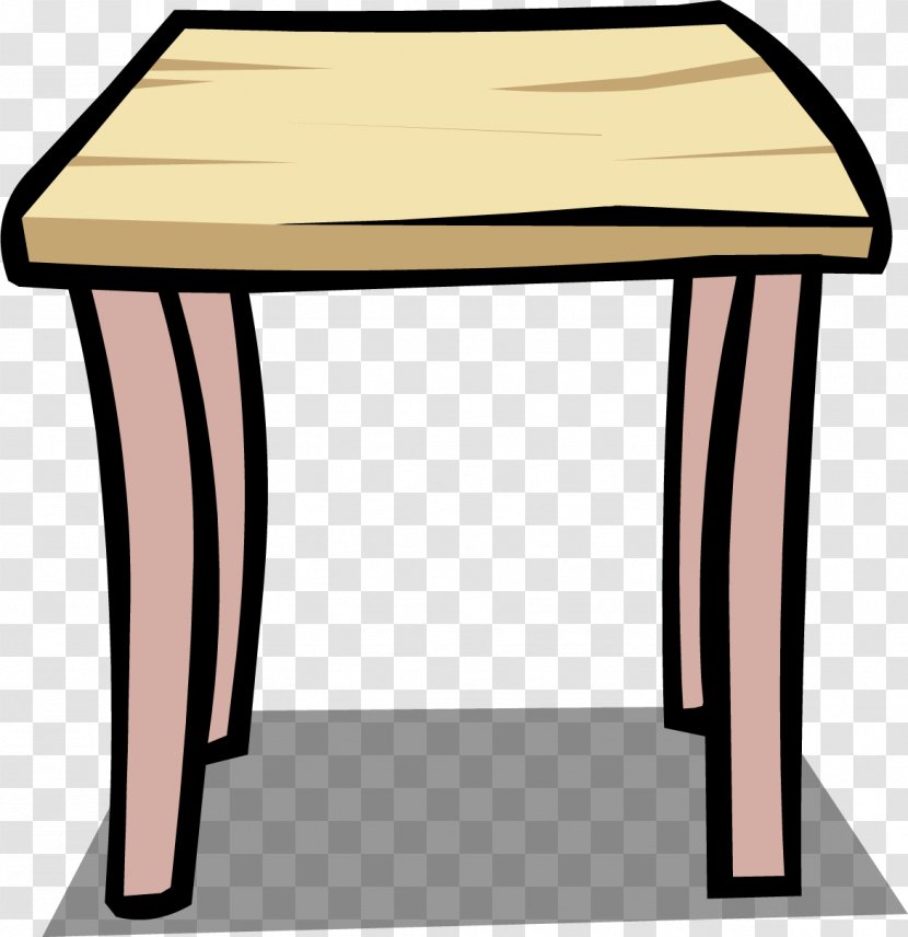Club Penguin Table Chair Clip Art - Rectangle Transparent PNG