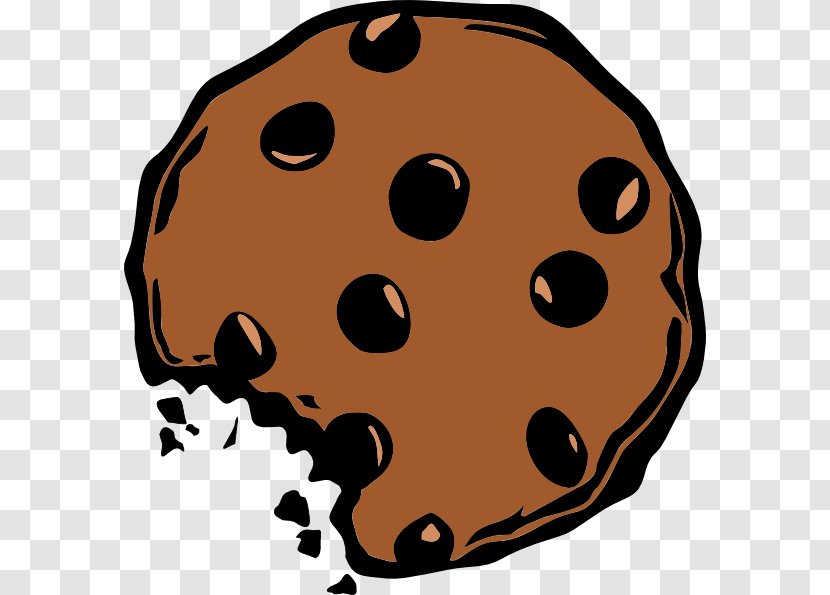 Chocolate Chip Cookie Clip Art - Brown - Monster Eating Cliparts Transparent PNG