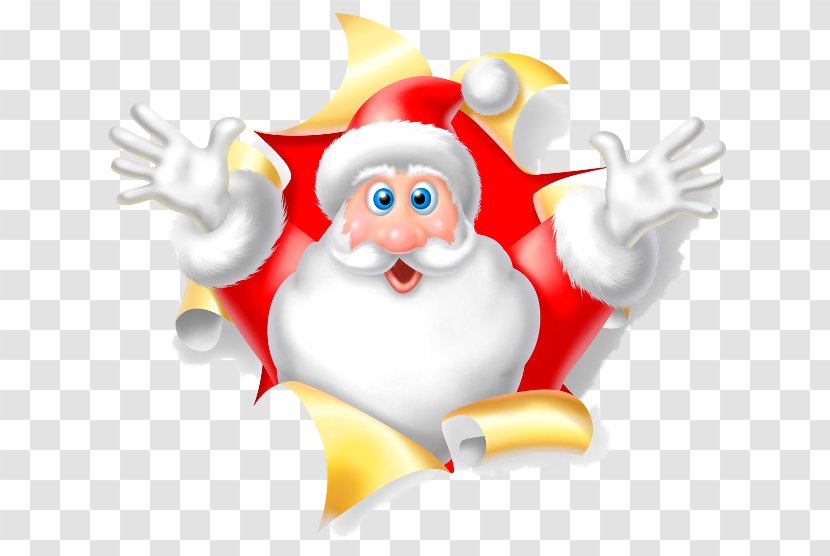 Santa Claus New Year Rudolph Christmas Ded Moroz - We Wish You A Merry Transparent PNG