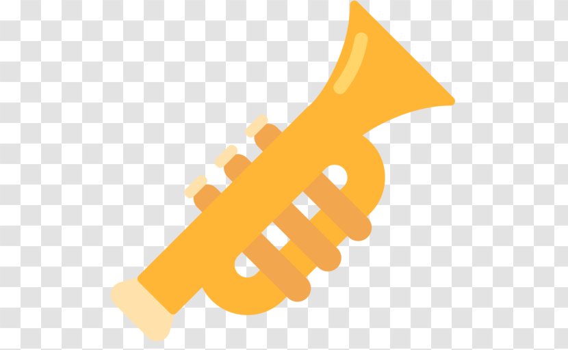 Emoji Trumpet Musical Instruments Brass SMS - Flower Transparent PNG