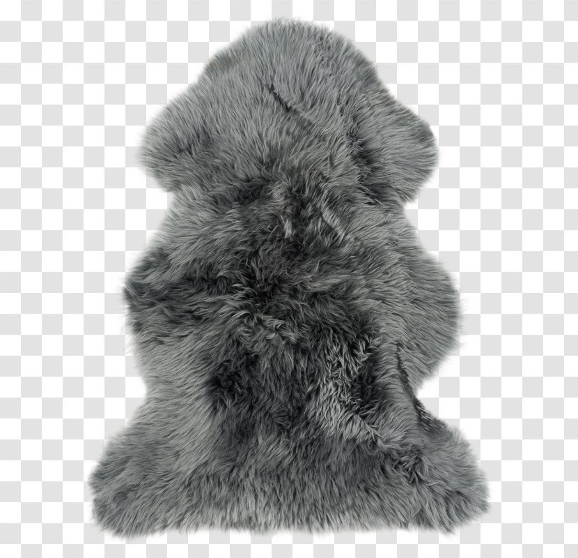 Sheepskin Fur Bont Carpet Grey - Furcap Transparent PNG