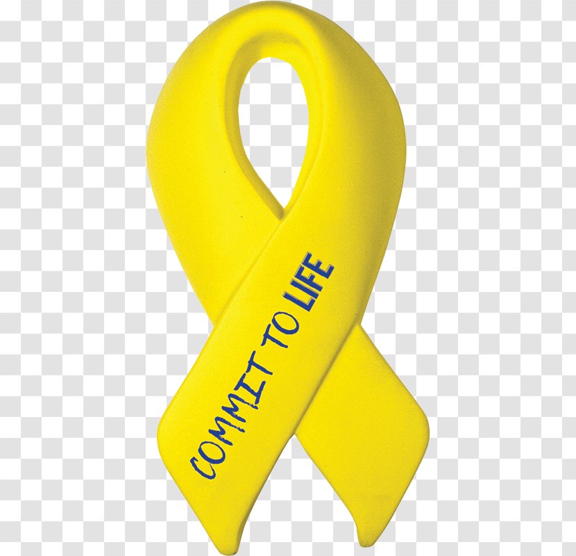 Yellow Ribbon Awareness Adhesive Tape - Red Transparent PNG