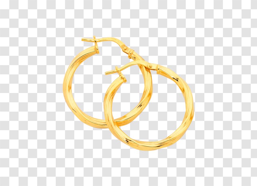 Bangle Earring Body Jewellery - Gold Hoop Transparent PNG
